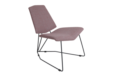 Pollux fauteuil Pink/Anthracite