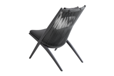 Chiavari fauteuil Antraciet/grijs