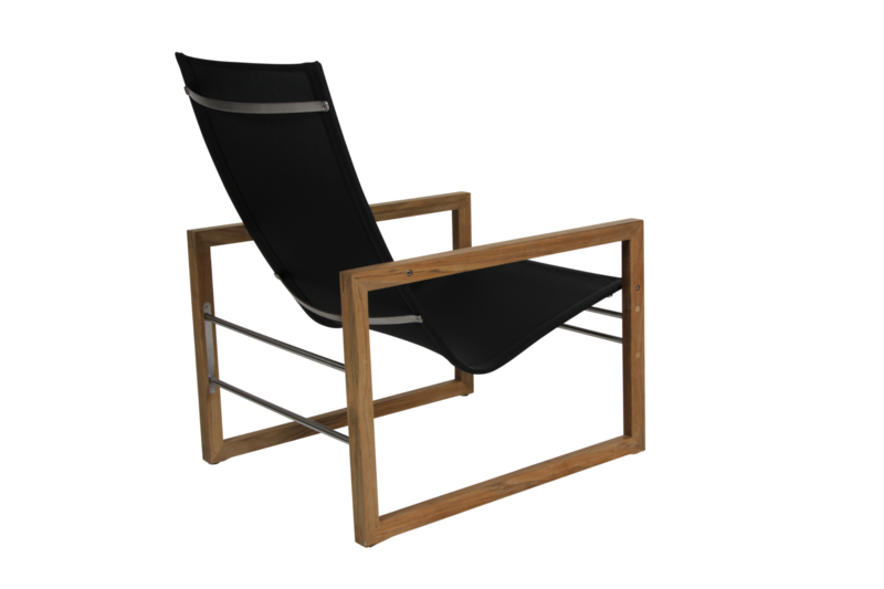 Vevi fauteuil Natuurlijk/zwart