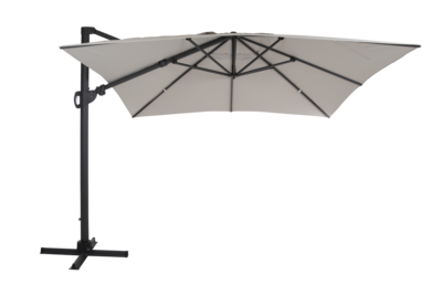 Varallo vrijhangende parasol Antraciet/khaki