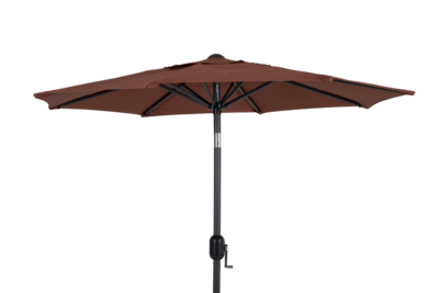 Cambre parasol Antraciet/Burnt paprika
