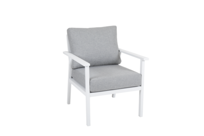 Samvaro fauteuil Wit/Pearl grey