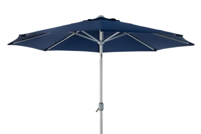 Andria parasol Zilver/blauw