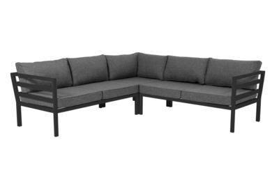 Weldon sofagroep Zwart/grijs