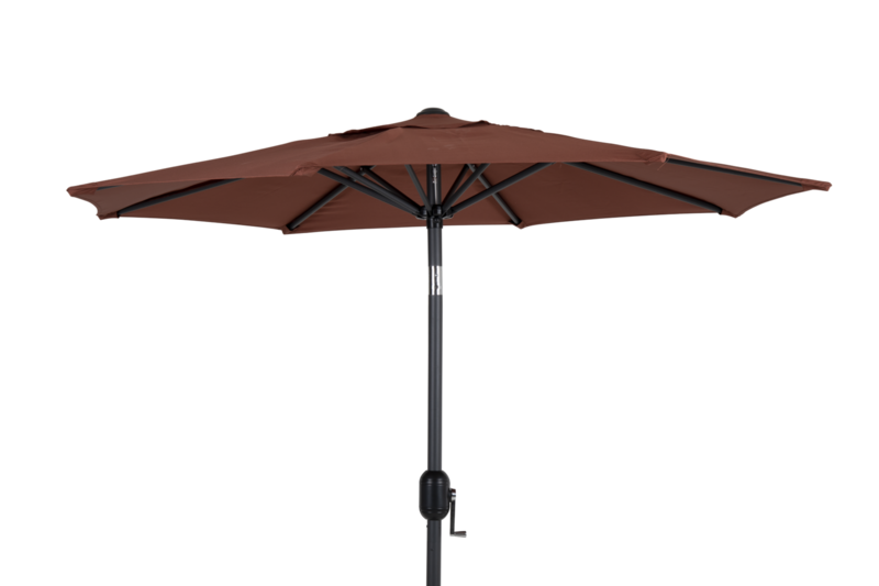 Cambre parasol Antraciet/Burnt paprika